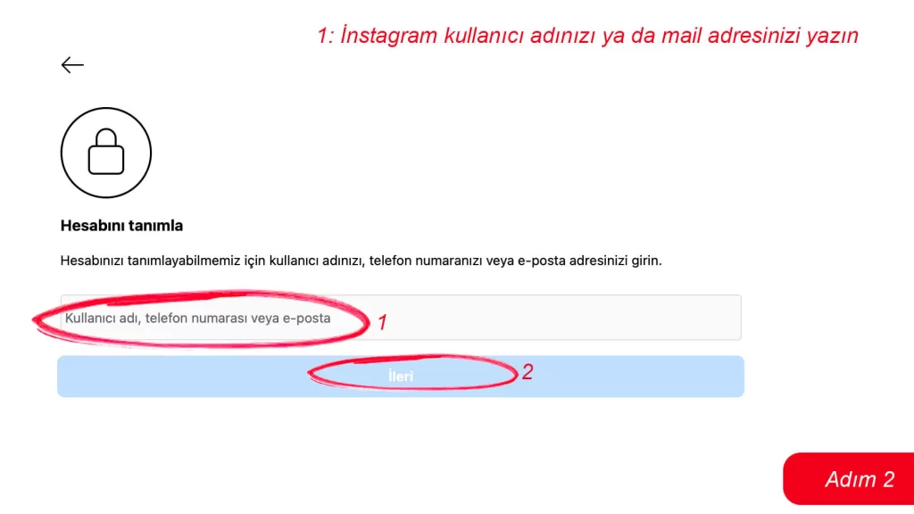 Instagram hesabım çalındı nasıl geri alırım