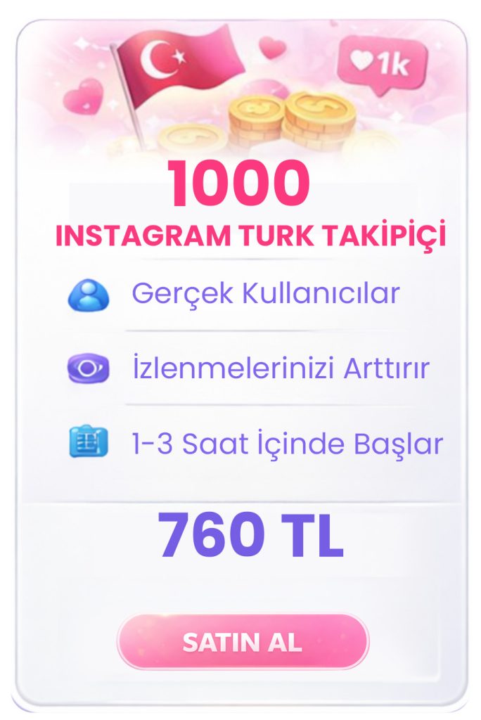 İnstagram Ucuz Türk Takipçi