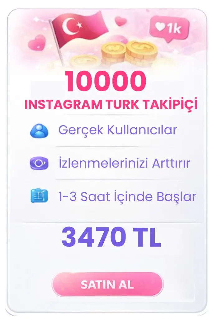 İnstagram Ucuz Türk Takipçi
