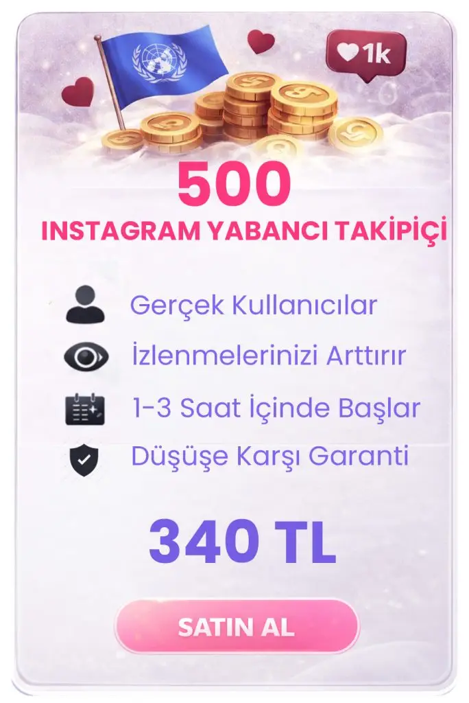 İnstagram Ucuz Yabancı Takipçi