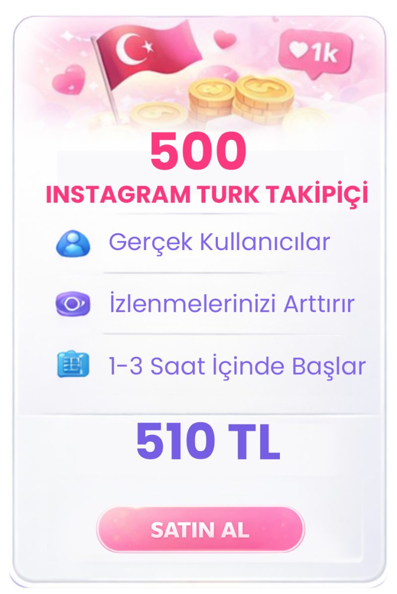 İnstagram Ucuz Türk Takipçi
