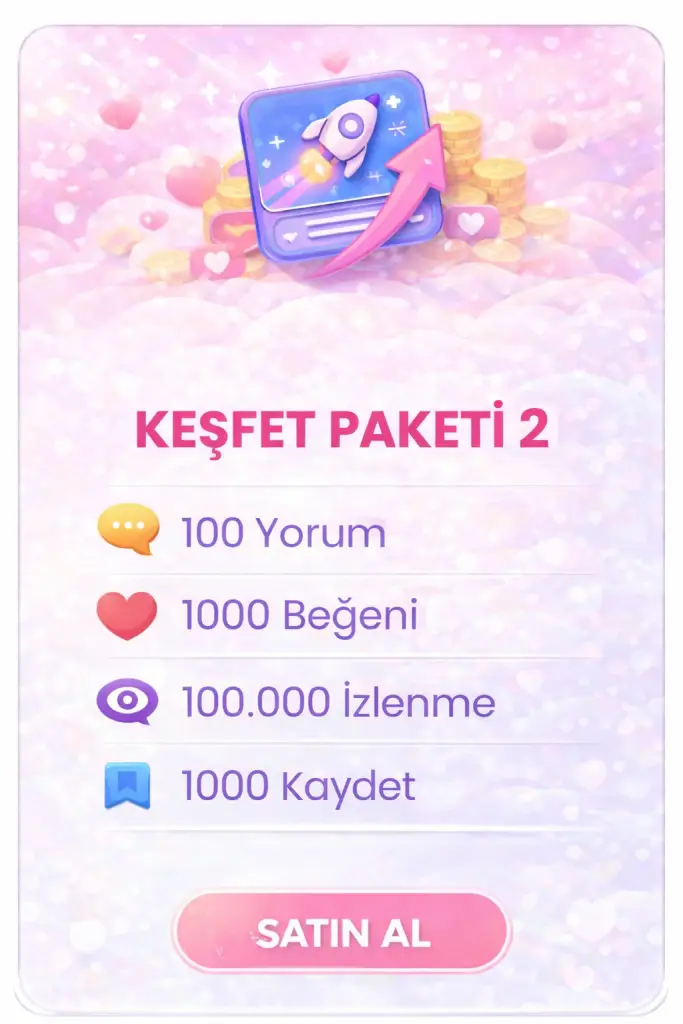 İnstagram Keşfete Düşüren Paketleri